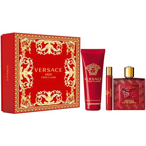 versace eros flame giftset|Versace Eros edp gift set.